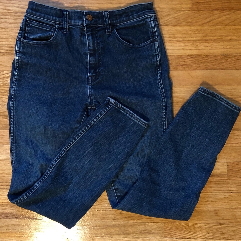 Madewell Denim Jeans Skinny High Riser Sz 27